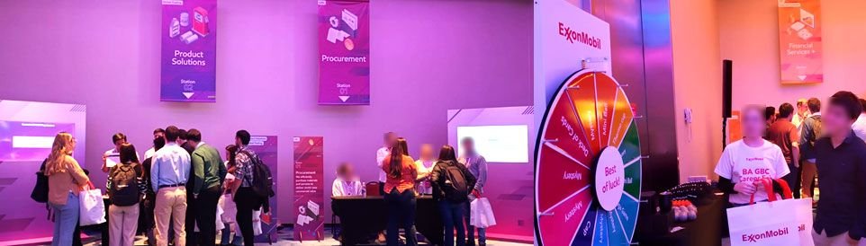 ExxonMobil Career Fair — designed and produced by the BA Design Studio