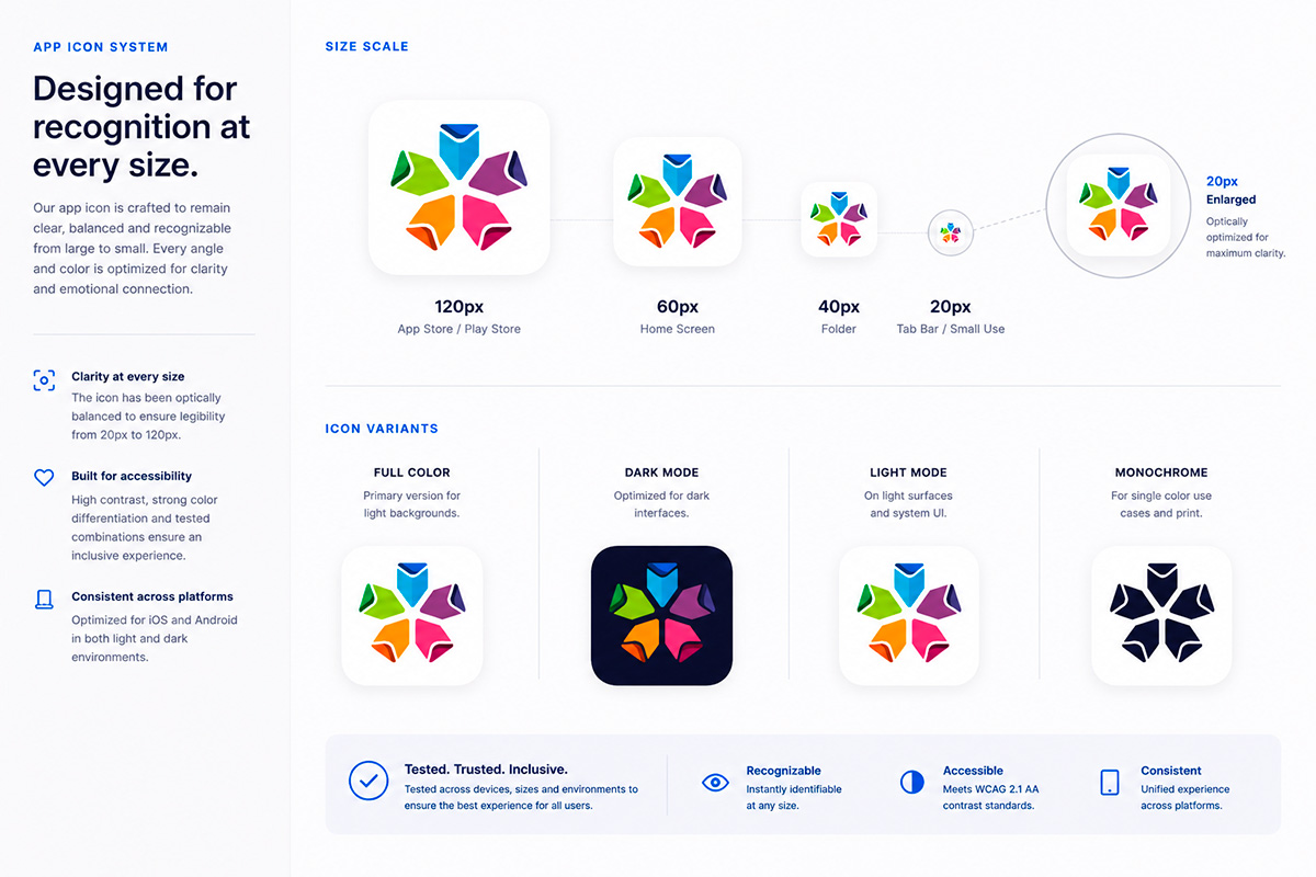 Sistema de íconos de app Kiru