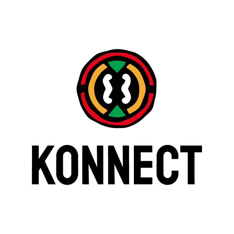Konnect logo — Nkonsonkonson Adinkra symbol with wordmark