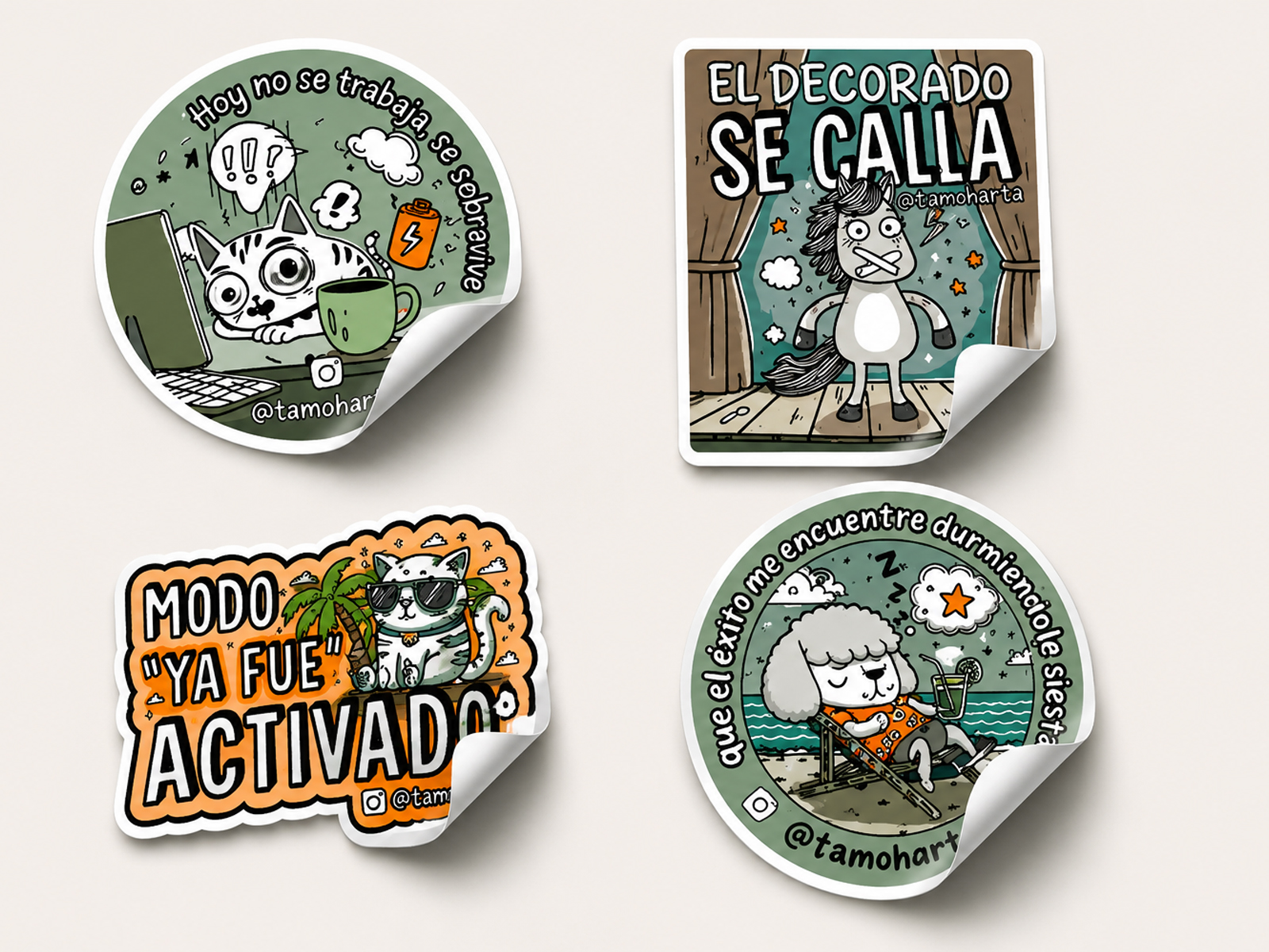 Tamo Harta sticker collection